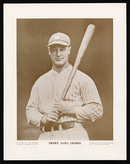 Gehrig Holding Bat